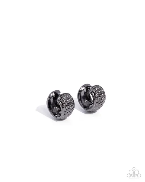 Earrings Paparazzi Jewelry Paparazzi Earring Hammered Heaven Black Earrings Paparazzi Jewelry Paparazzi Earring Hammered Heaven Black