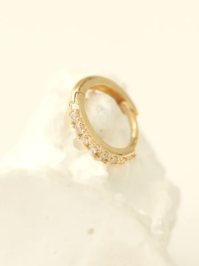MinimalBijoux Earrings 14K gold Conch Hoop earring 16g
