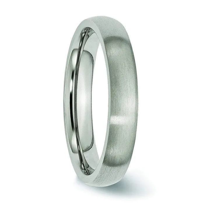 deBebians Rings 4mm Titanium Ring