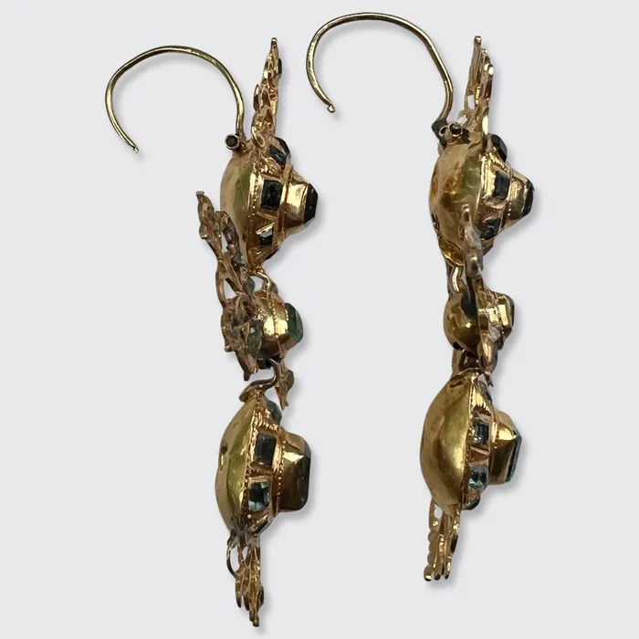 Earrings Iberian Emerald Girandole Earrings 21stfinds