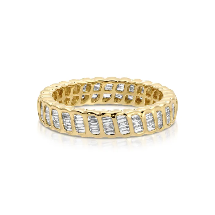 Rings anitako THIN BAGUETTE DIAMOND ZOE RING
