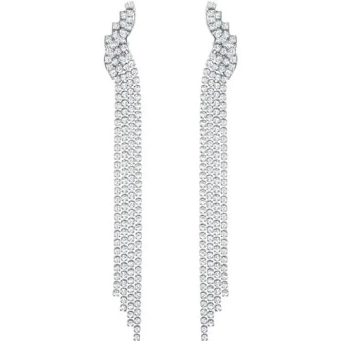 Swarovski Earrings Swarovski Womens Earrings Fit Ruthenium Plated Clip On 5409450