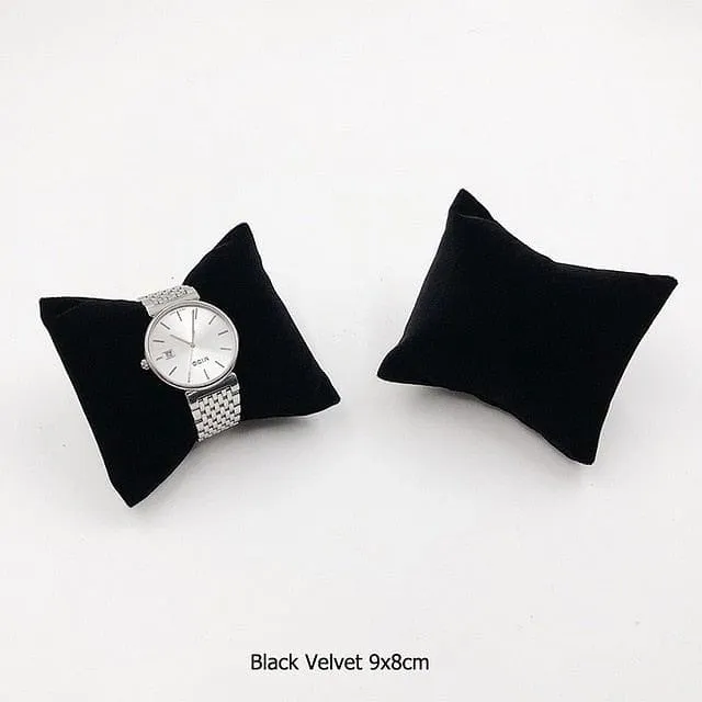 Watches VVS Jewelry Velvet Bangle Watch Pillow Cushion