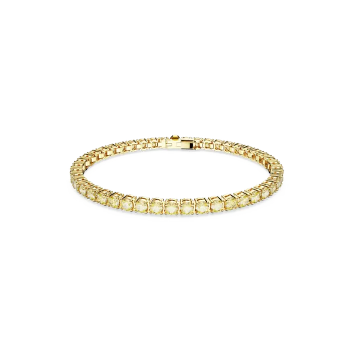 Bracelets Swarovski Swarovski Matrix Tennis Bracelet Round cut
