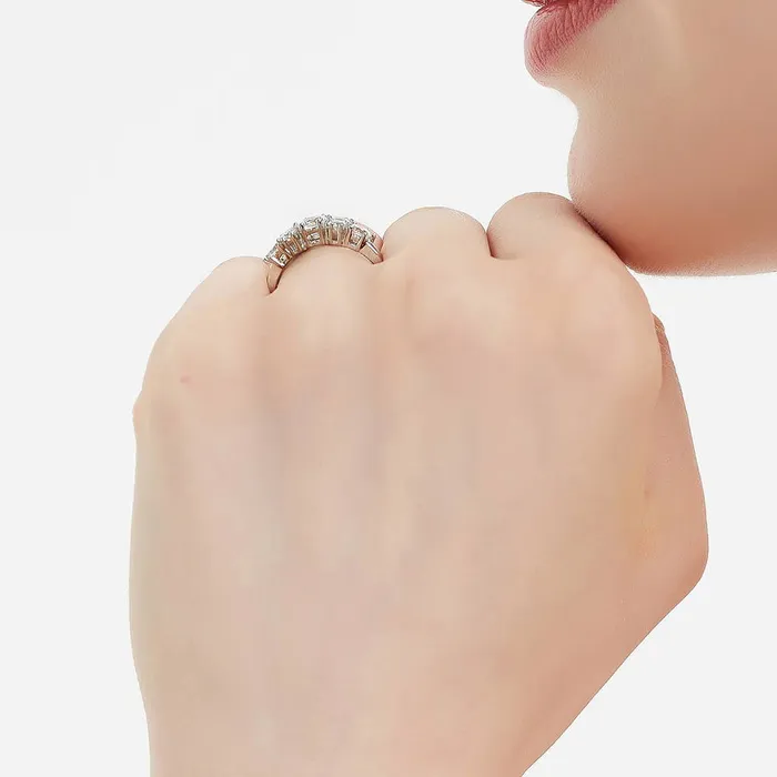 Flower CZ Ring in Sterling Silver BERRICLE Rings
