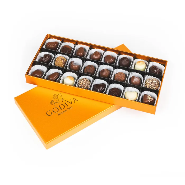 Godiva Godiva Gold Rigid 24pcs Chocolates PreStyled Sets