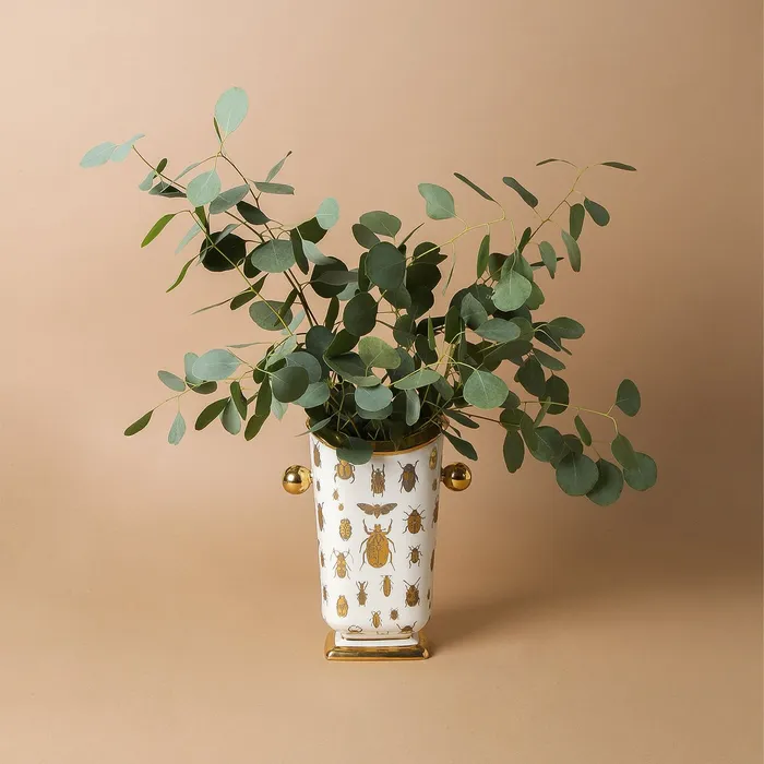 Jonathan Adler Botanist Specimen Vase Gold Jonathan Adler PreStyled Sets