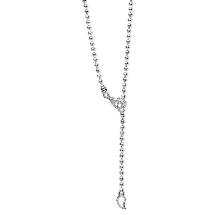 Necklaces LAGOS Signature Caviar Octagon Diamond C Initial Charm Necklace Necklaces LAGOS Signature Caviar Octagon Diamond C Initial Charm Necklace