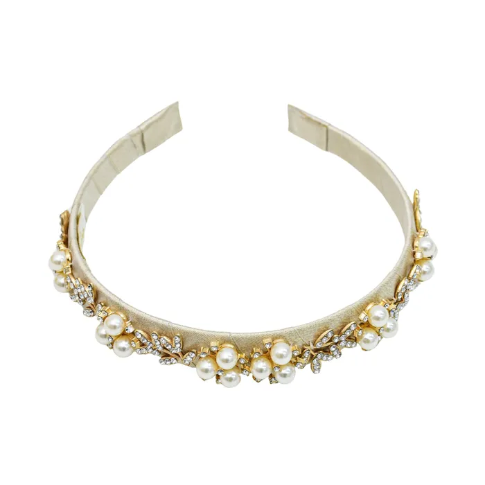 PreStyled Sets David Charles Kids David Charles Kids Girls Gold Headband Gold One size