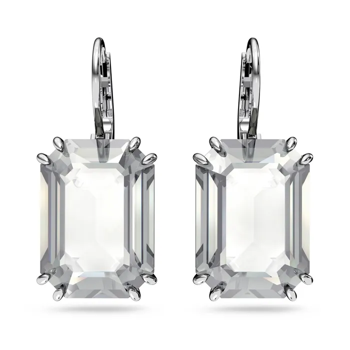 Swarovski Swarovski Millenia Drop Earrings Octagon cut White Rhodium plated Earrings