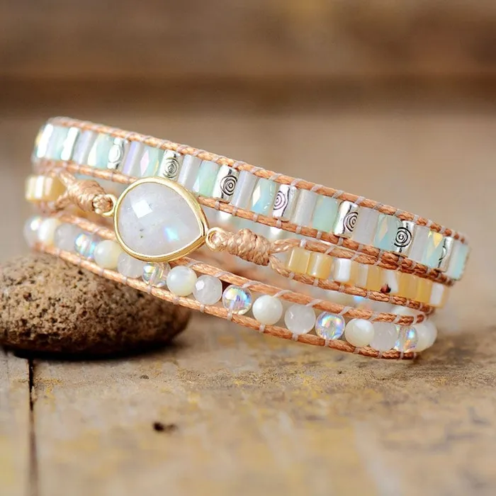 wickedafstore Bracelets Earth Charm Wrap Bracelet