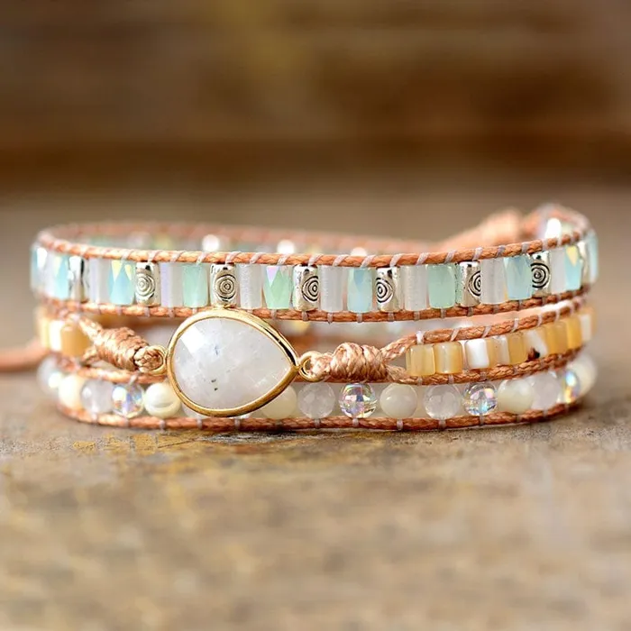 wickedafstore Bracelets Earth Charm Wrap Bracelet