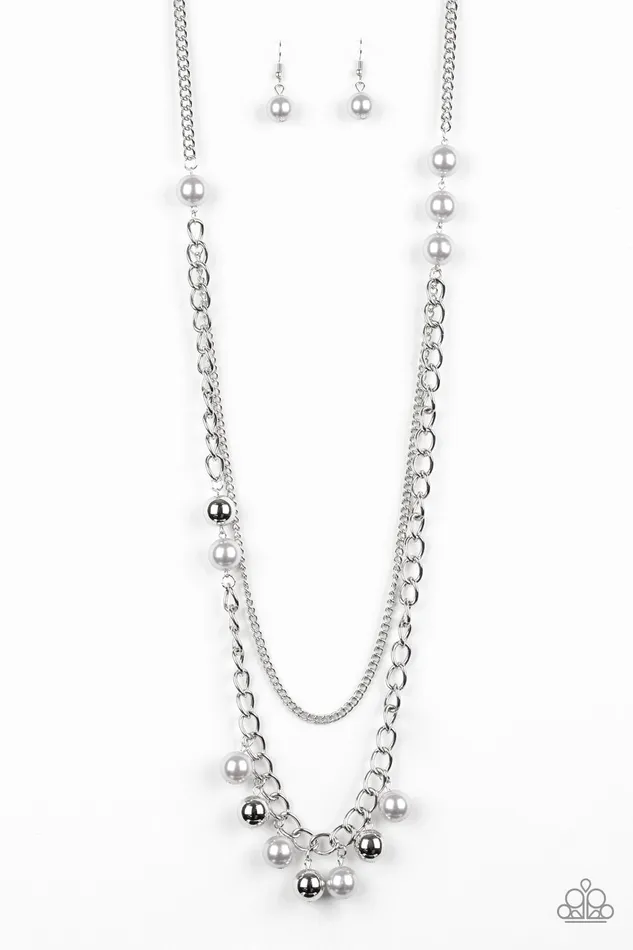Modern Musical Silver Paparazzi Necklace All Eyes On U Jewelry Paparazzi Accessories Necklaces