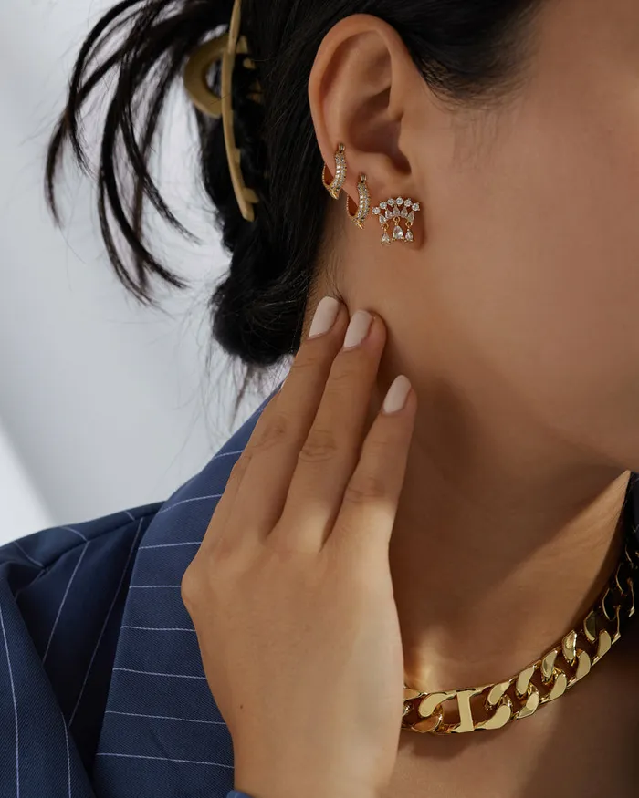 PreStyled Sets Luv Aj Colette Shaker Studs Gold