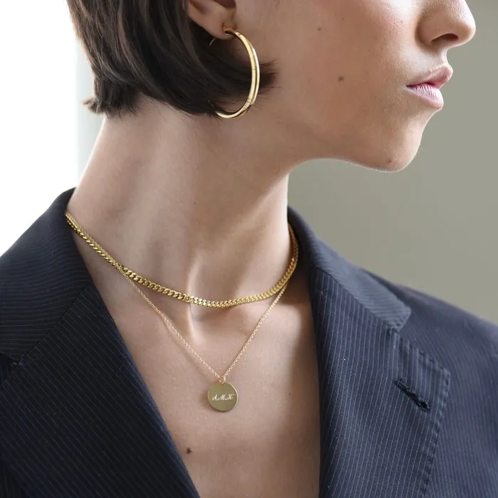 Suetables Tay Monogram Necklace Necklaces