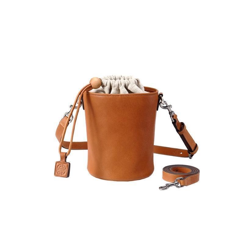 Bucket Bags | Fire Mini Bucket Bag Almond – Womens Bucket Bags Bucket Bags